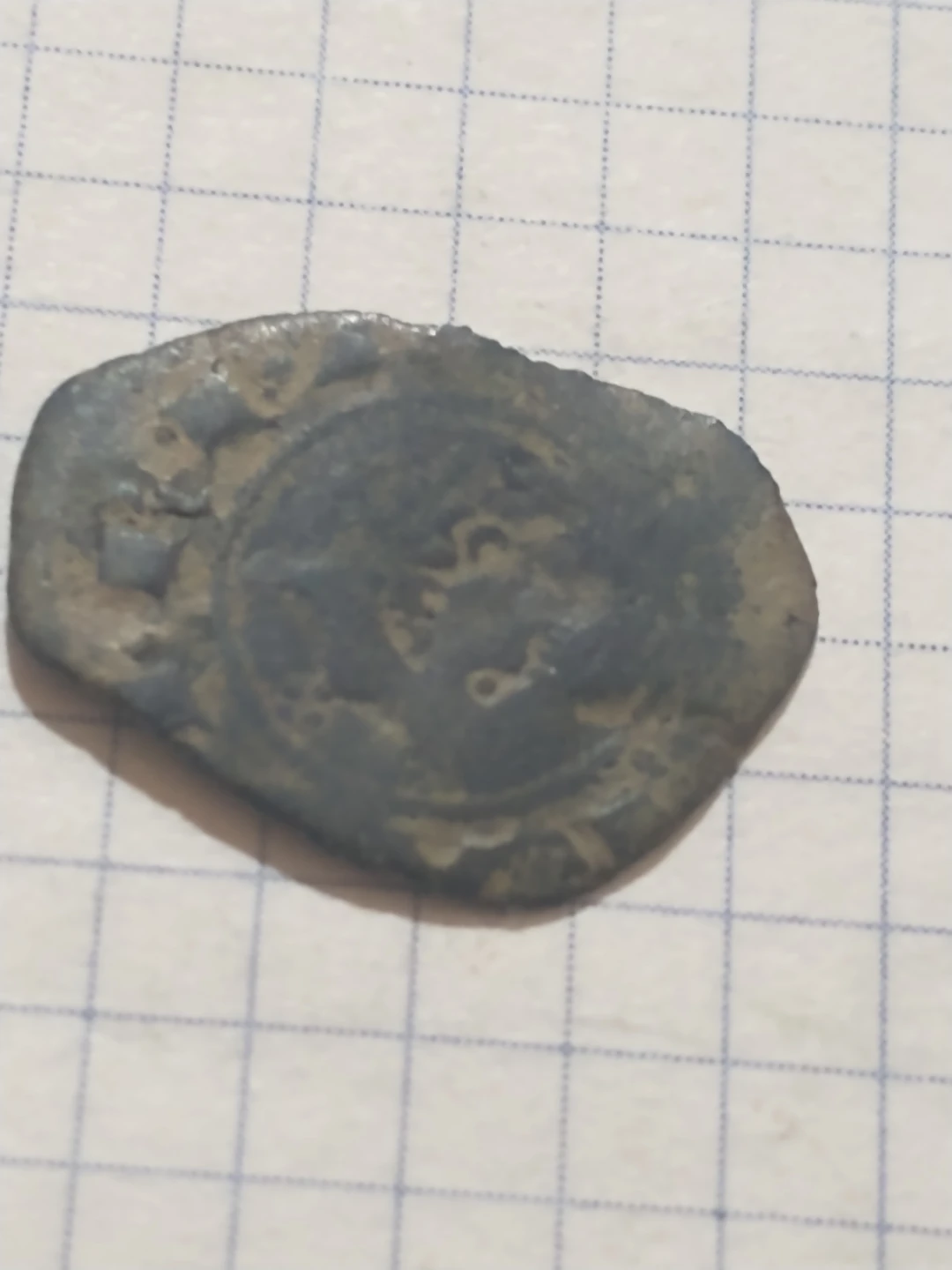 1296-1337 Frederick III of Sicily medieval Crusader billon denar - photo 5
