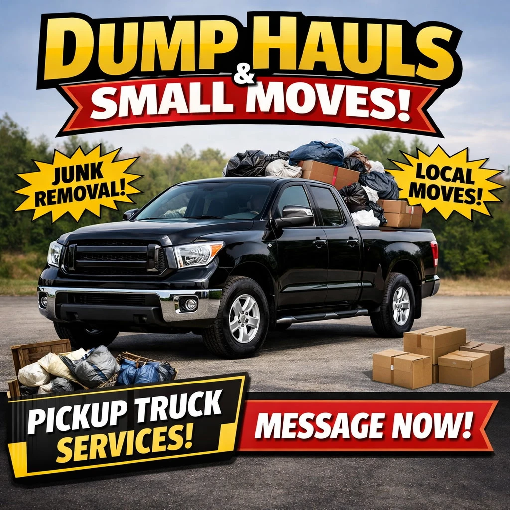 Truck for hire