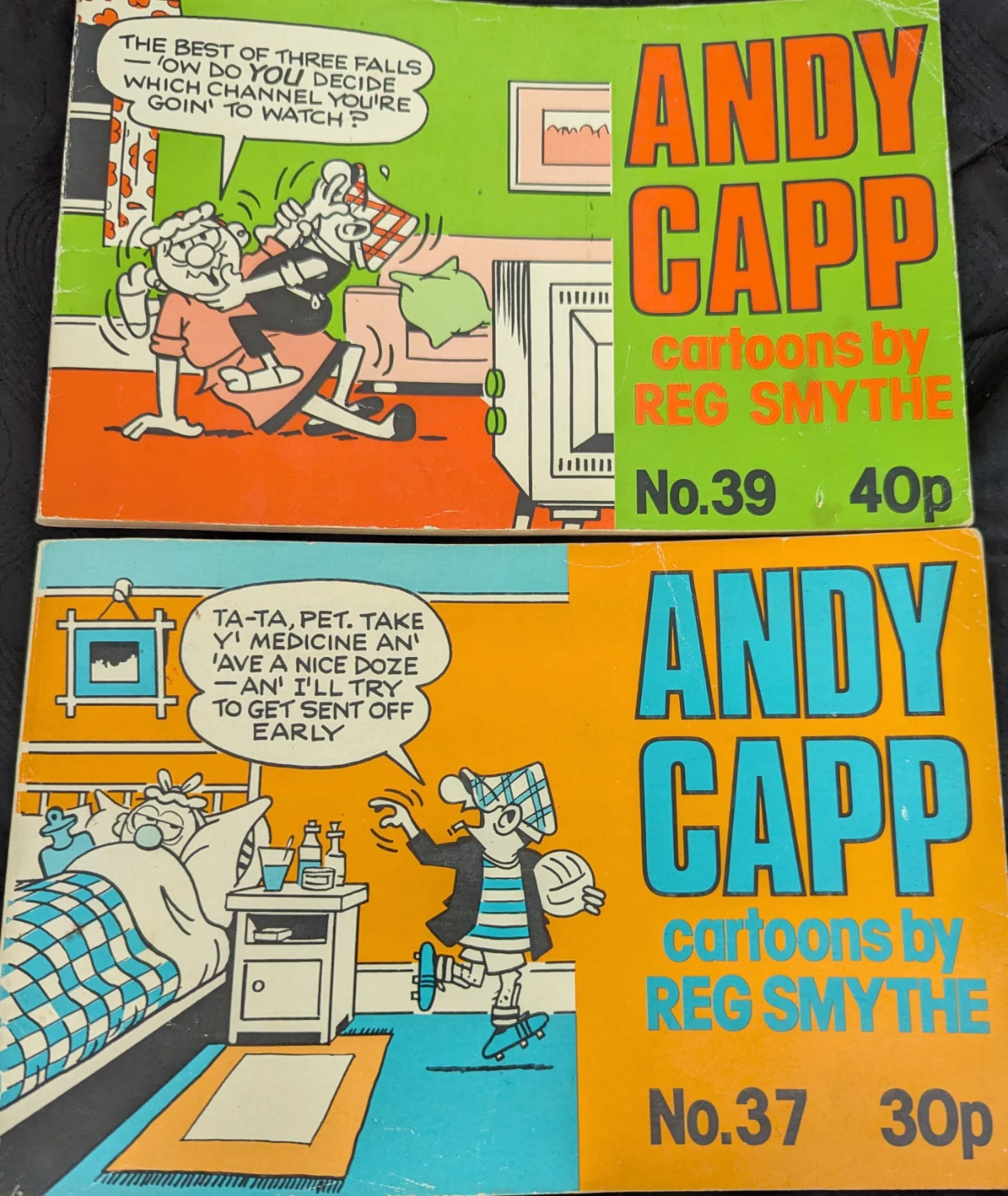 TAKING OFFERS: 2 - ANDY CAPP softcover Books 1976/77 vintage