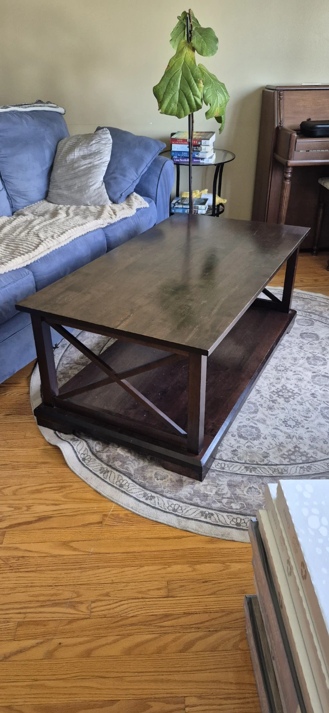 Dark Wood Coffee Table