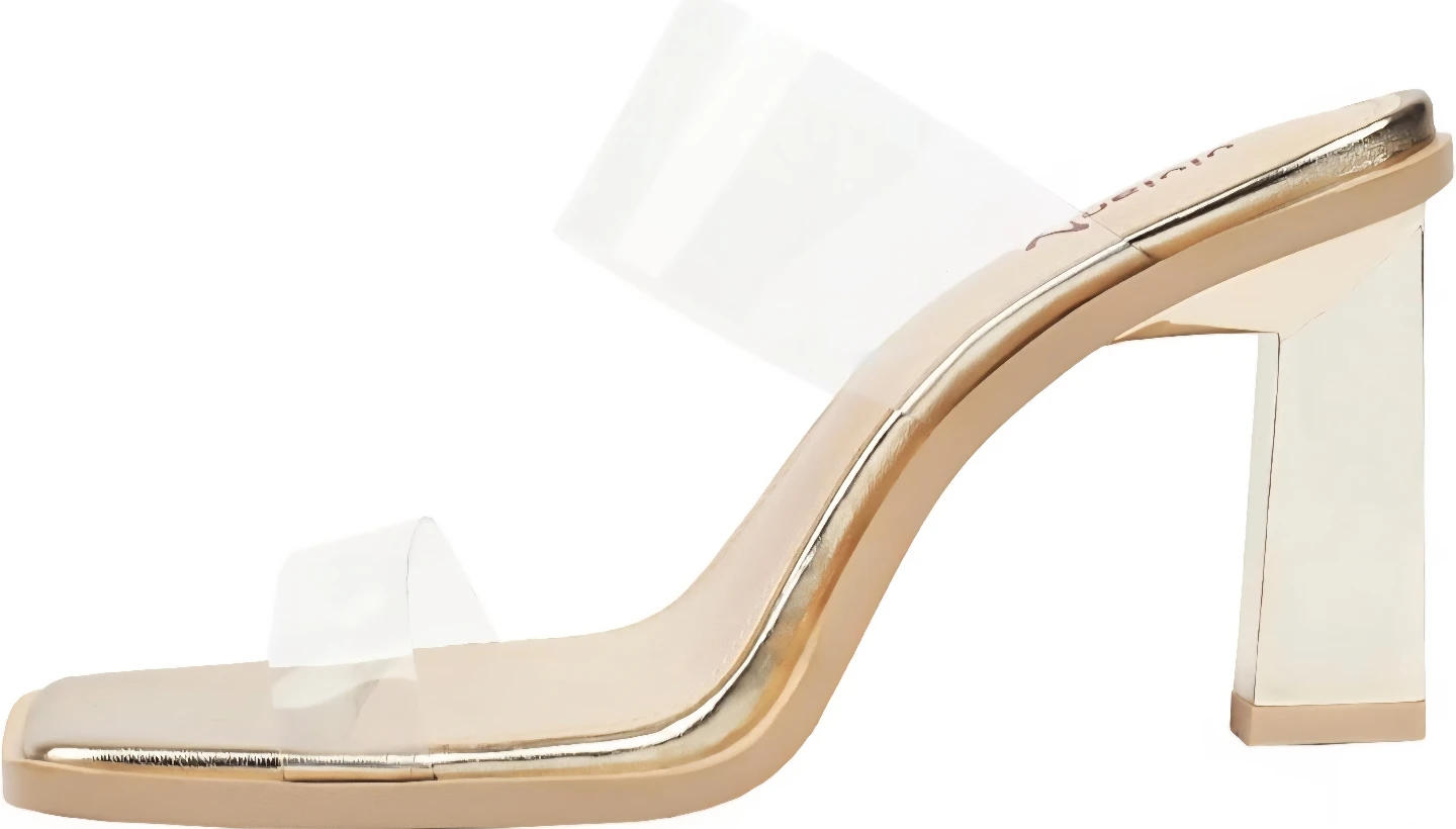 VivianY Clear Strap Block Heels - photo 4