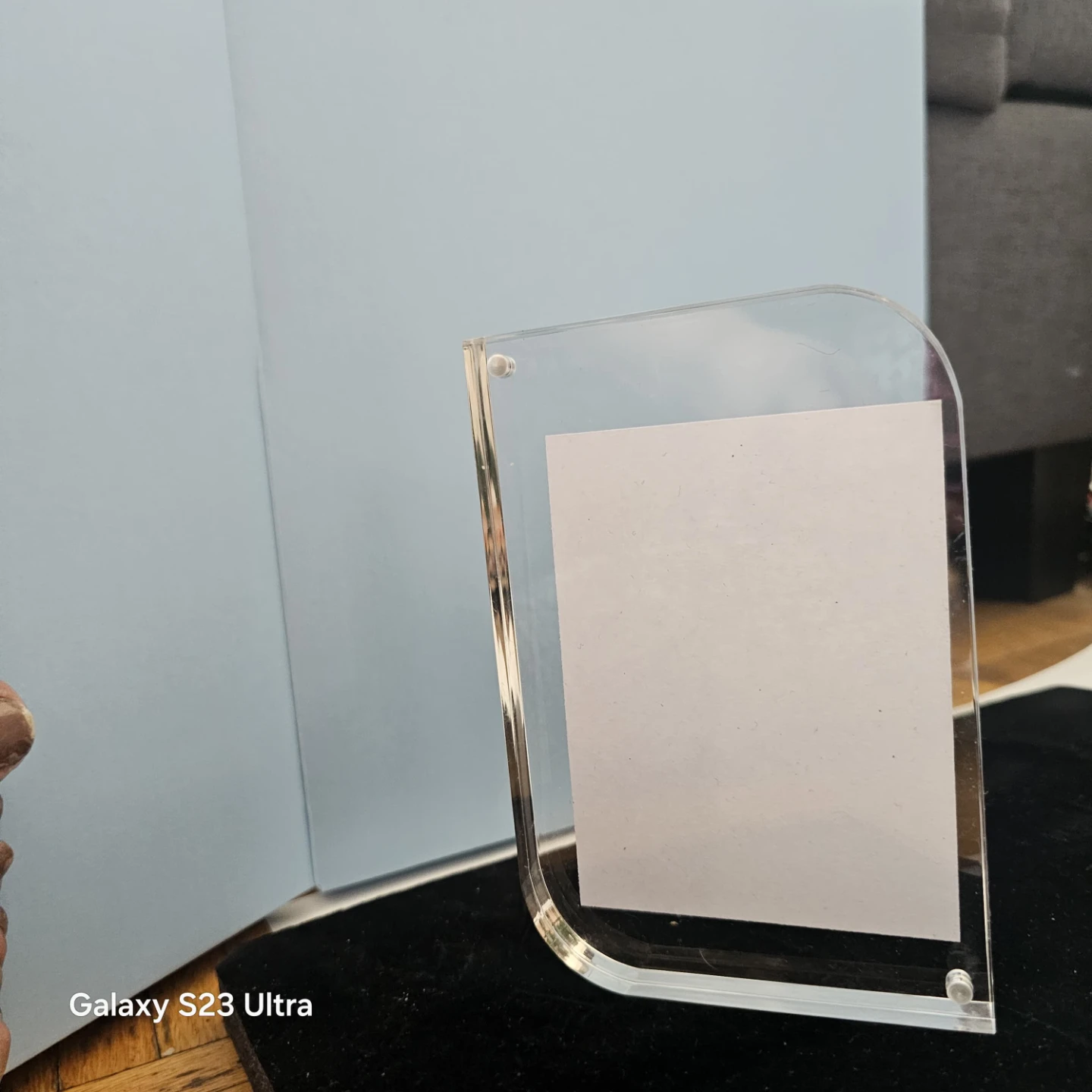 Clear Acrylic Photo Frame - photo 2
