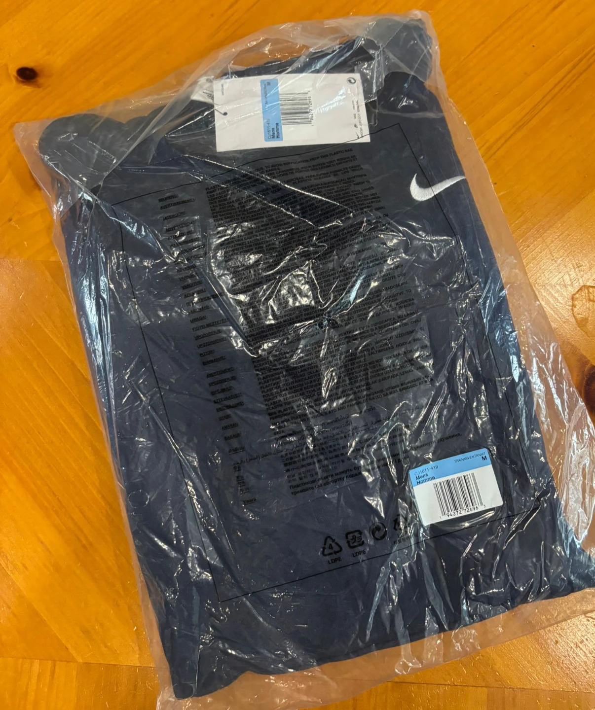 Nike Navy Blue Hoodie Size M - photo 4