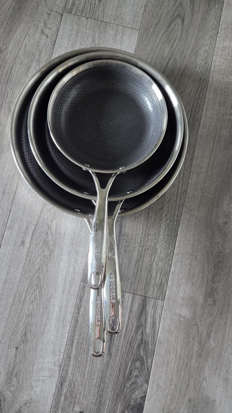 HENCKELS Stainless Steel Nonstick Frying Pan Set