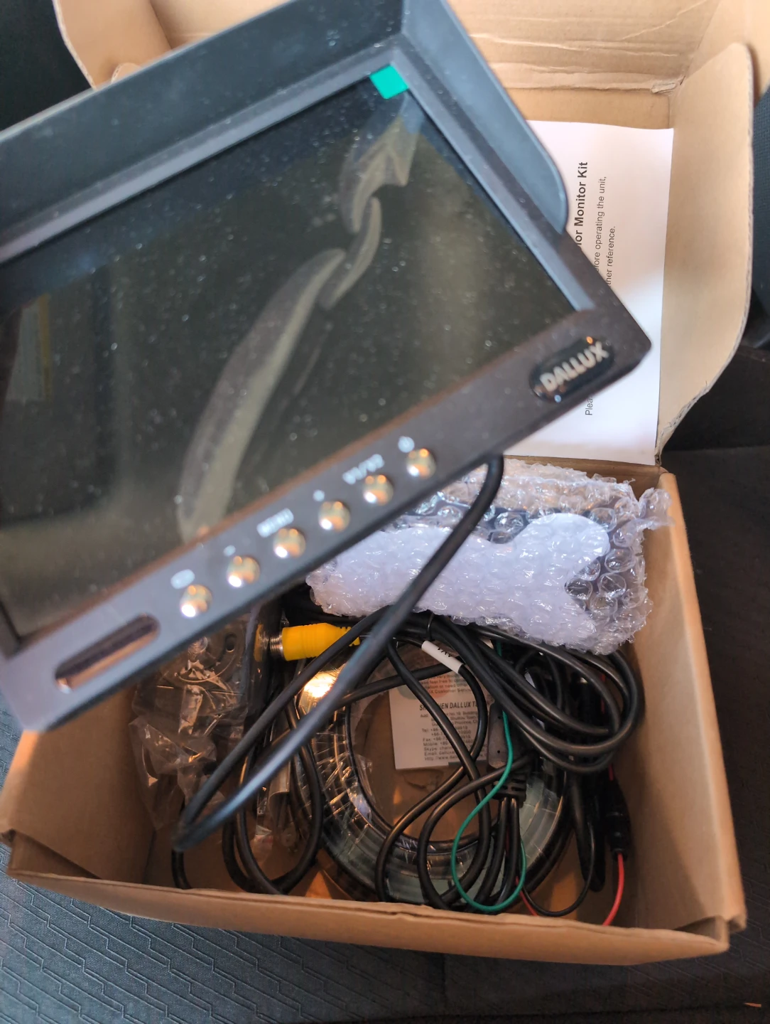 DALLUX Rearview Camera System Monitor Kit - photo 3