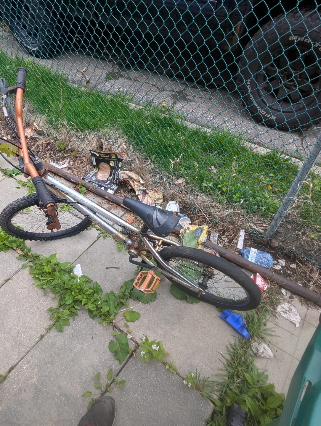 Orange BMX Bike