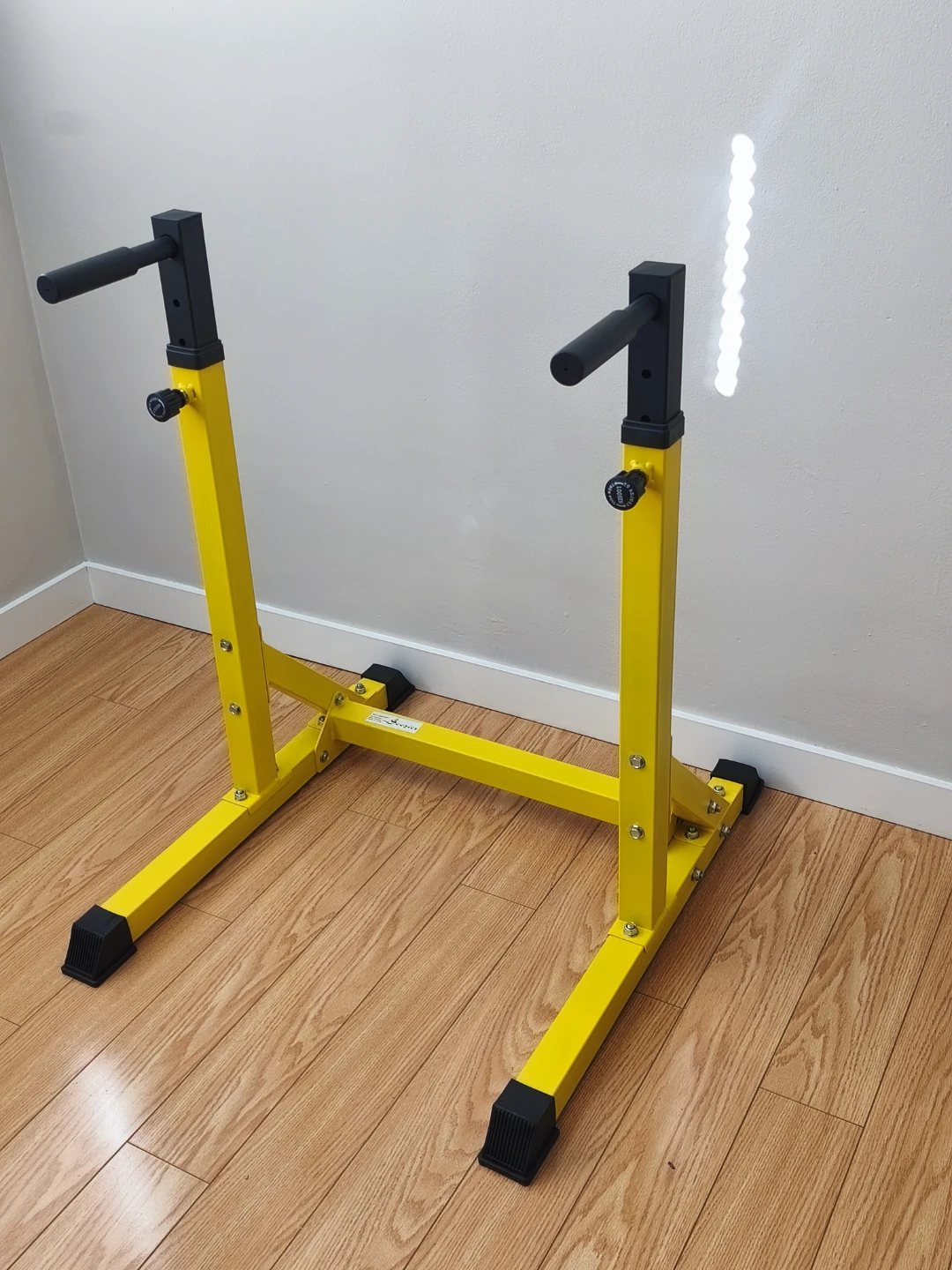 Soozier Yellow Parallel Bars for Home Gym - photo 4