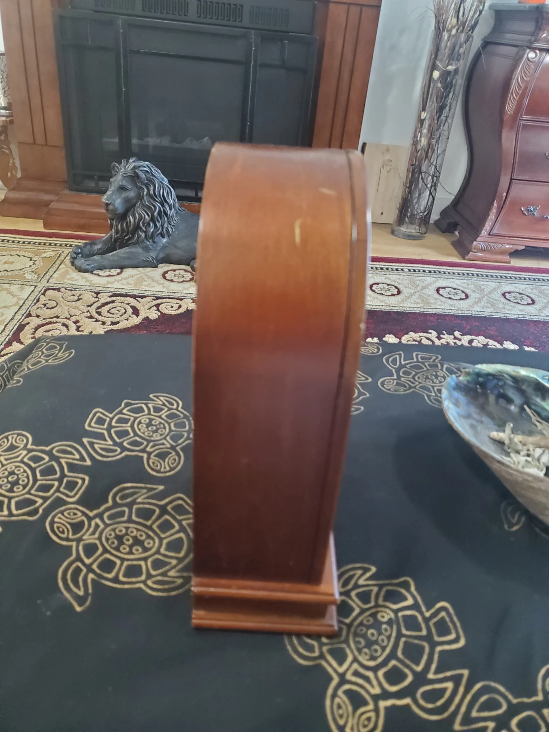 Bulova Wooden Mantel Clock - photo 2