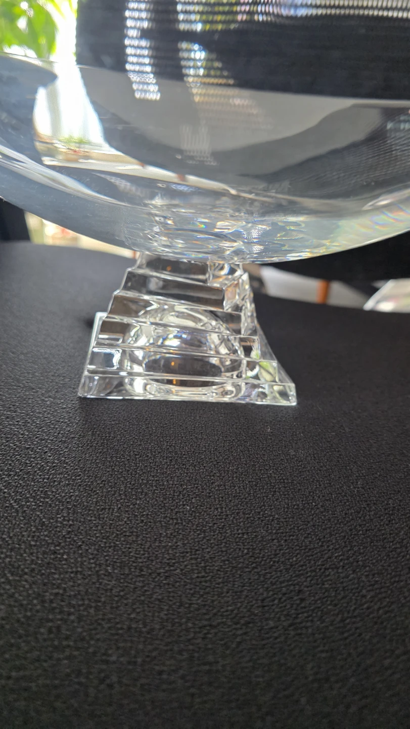 JG DURAND Crystal Pedestal Fruit Bowl - photo 3