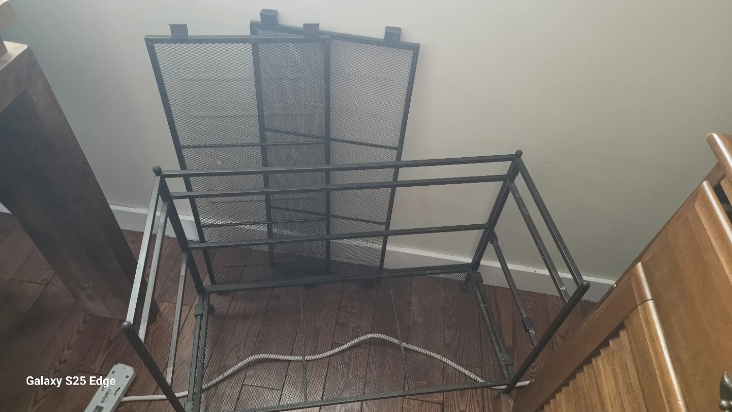 3-Tier Metal Mesh Shelf Unit - photo 3