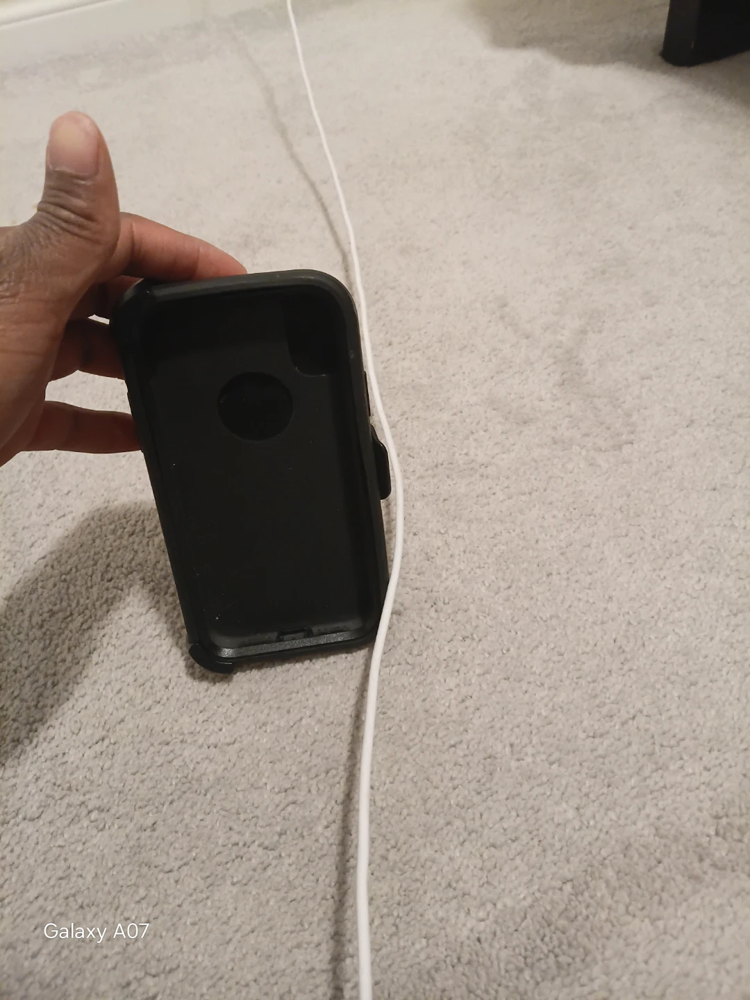 Black Phone Case with Belt Clip