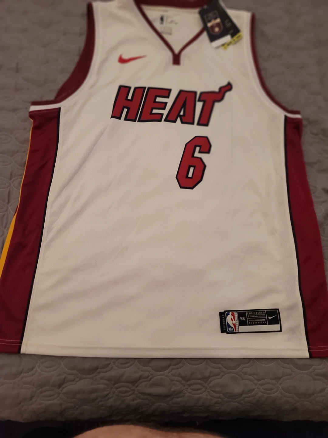 Nike LeBron James Miami Heat Jersey Size 56