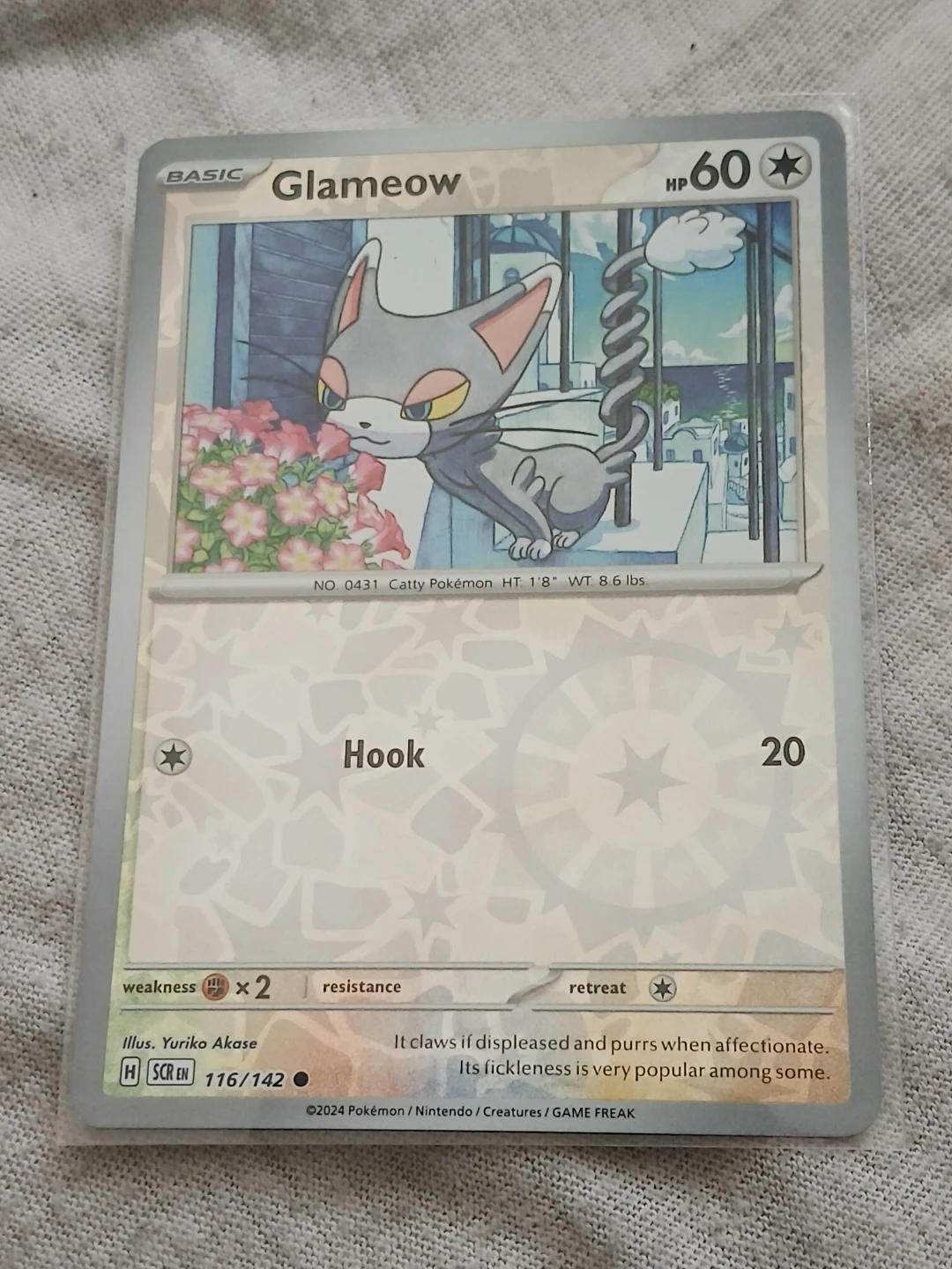 2024 Glameow Pokémon Card