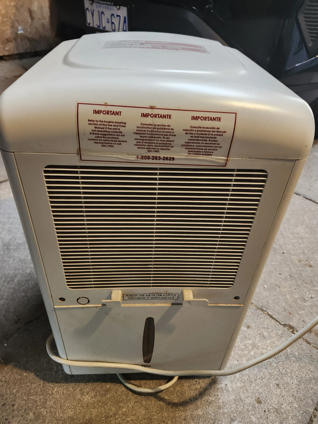 25 pint Portable Dehumififier - a must have to prevent molds - photo 5