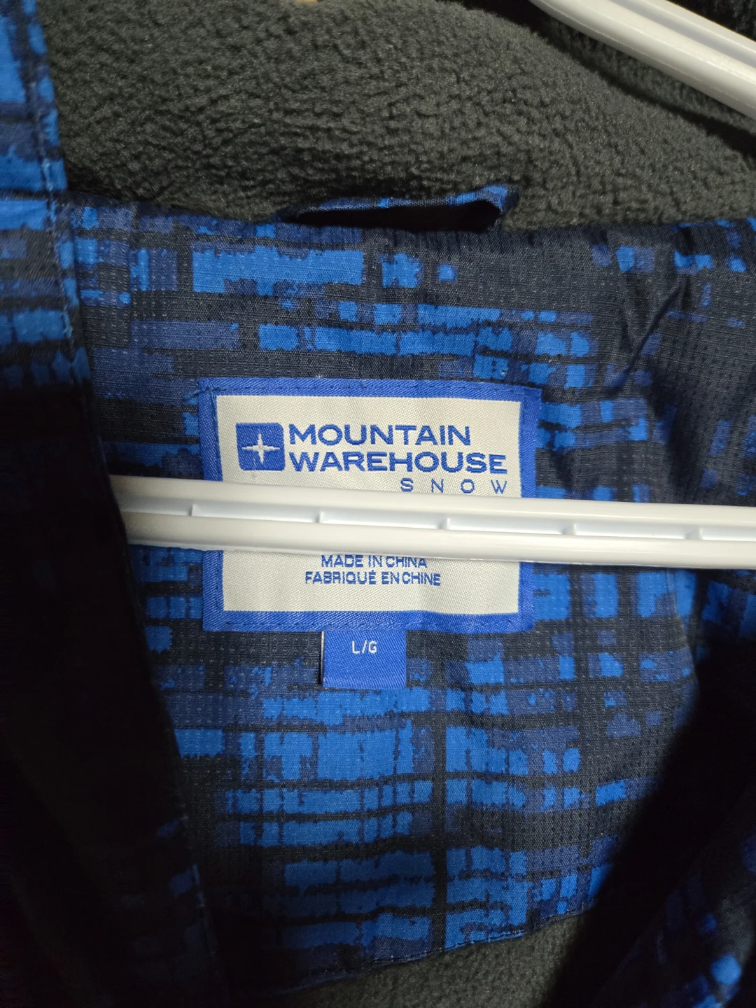 Mountain Warehouse Snow Jacket - Blue/Black Plaid - Size L - photo 4