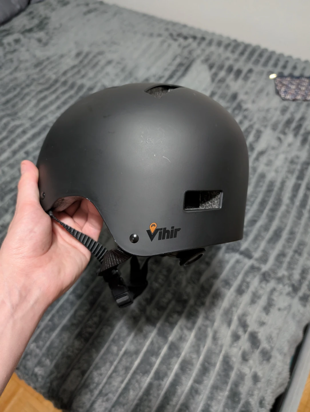 Vihir Helmet - Matte Black Multi-Sport - Size Large