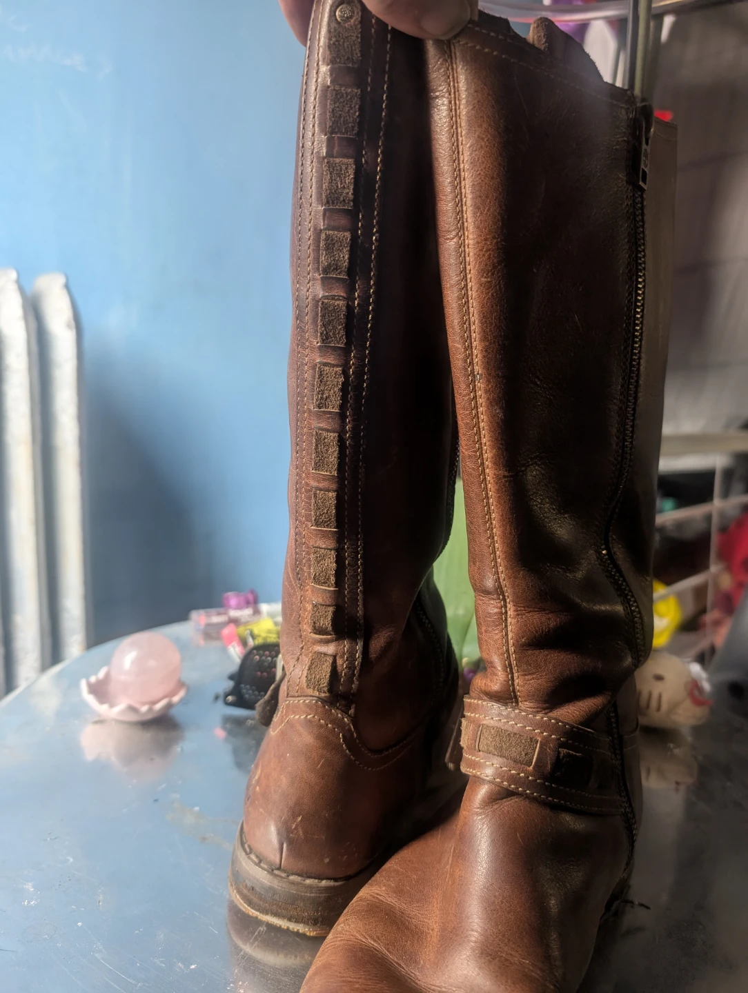 Timberland Brown Leather Knee-High Boots - photo 2