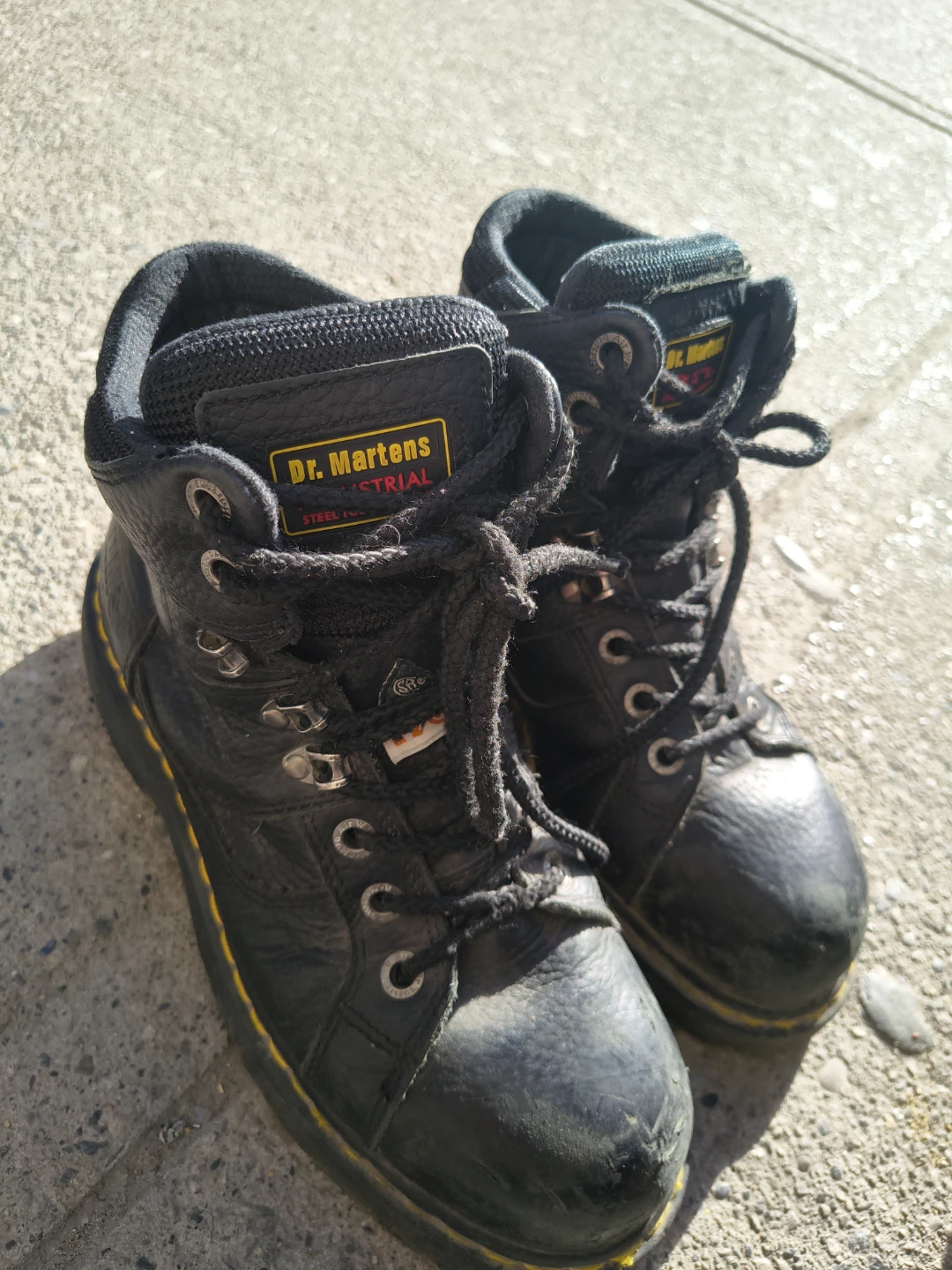 Dr. Martens Industrial Steel Toe Work Boots Black