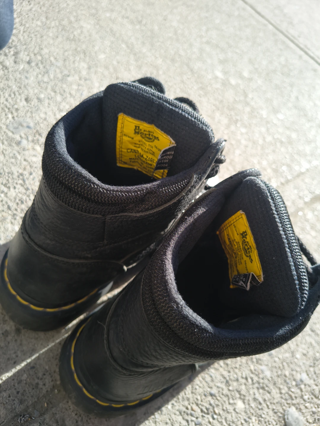 Dr. Martens Industrial Steel Toe Work Boots Black - photo 2
