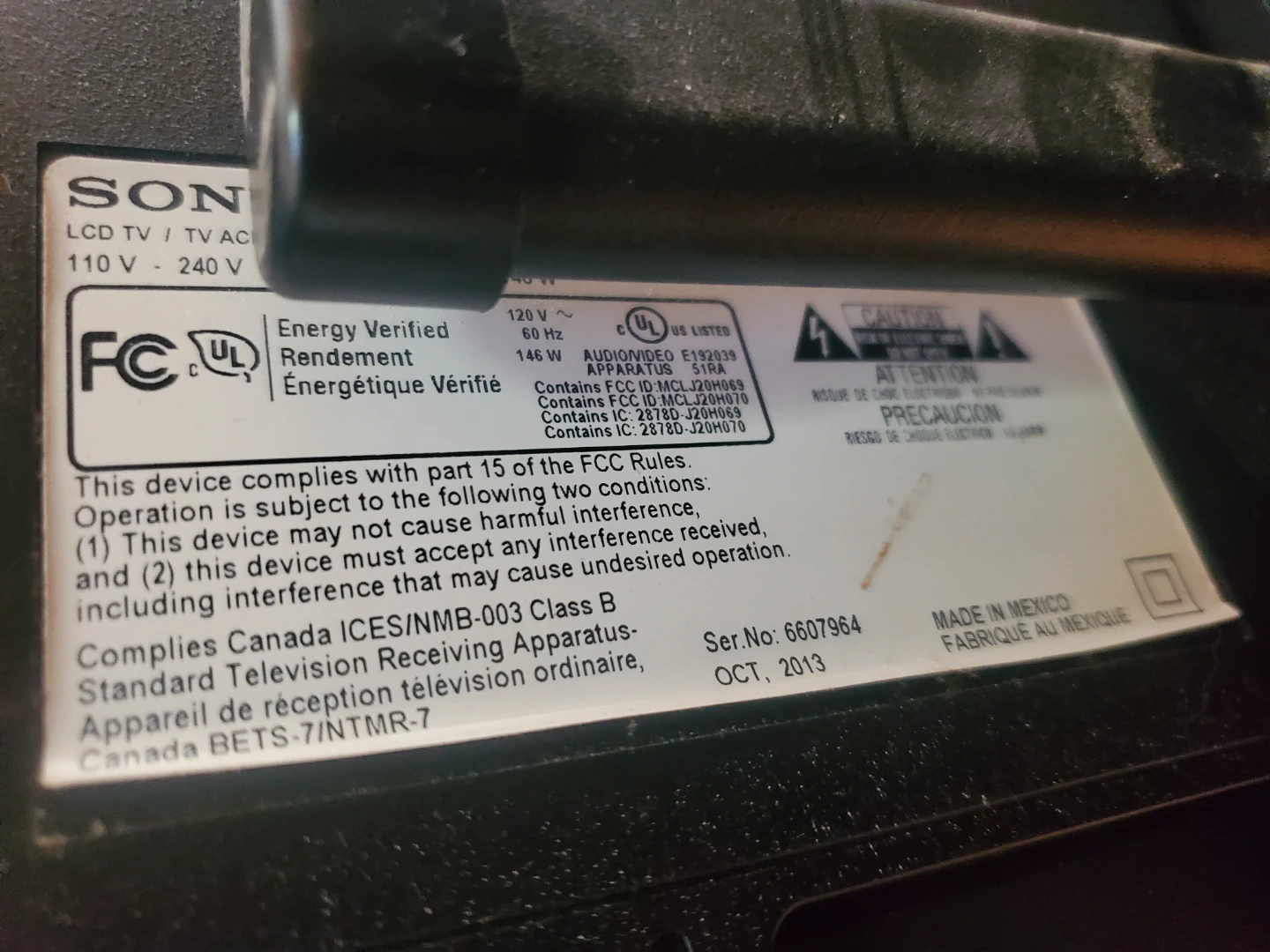 Sony LCD TV 55" - photo 4
