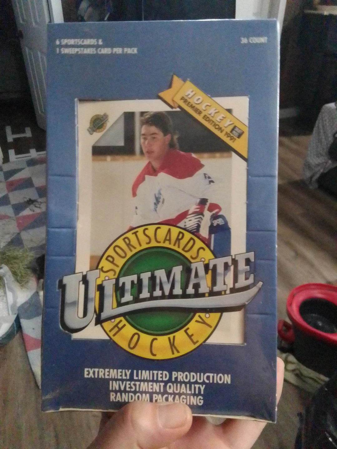 1991 Ultimate Hockey Sports Cards Premier Edition Box