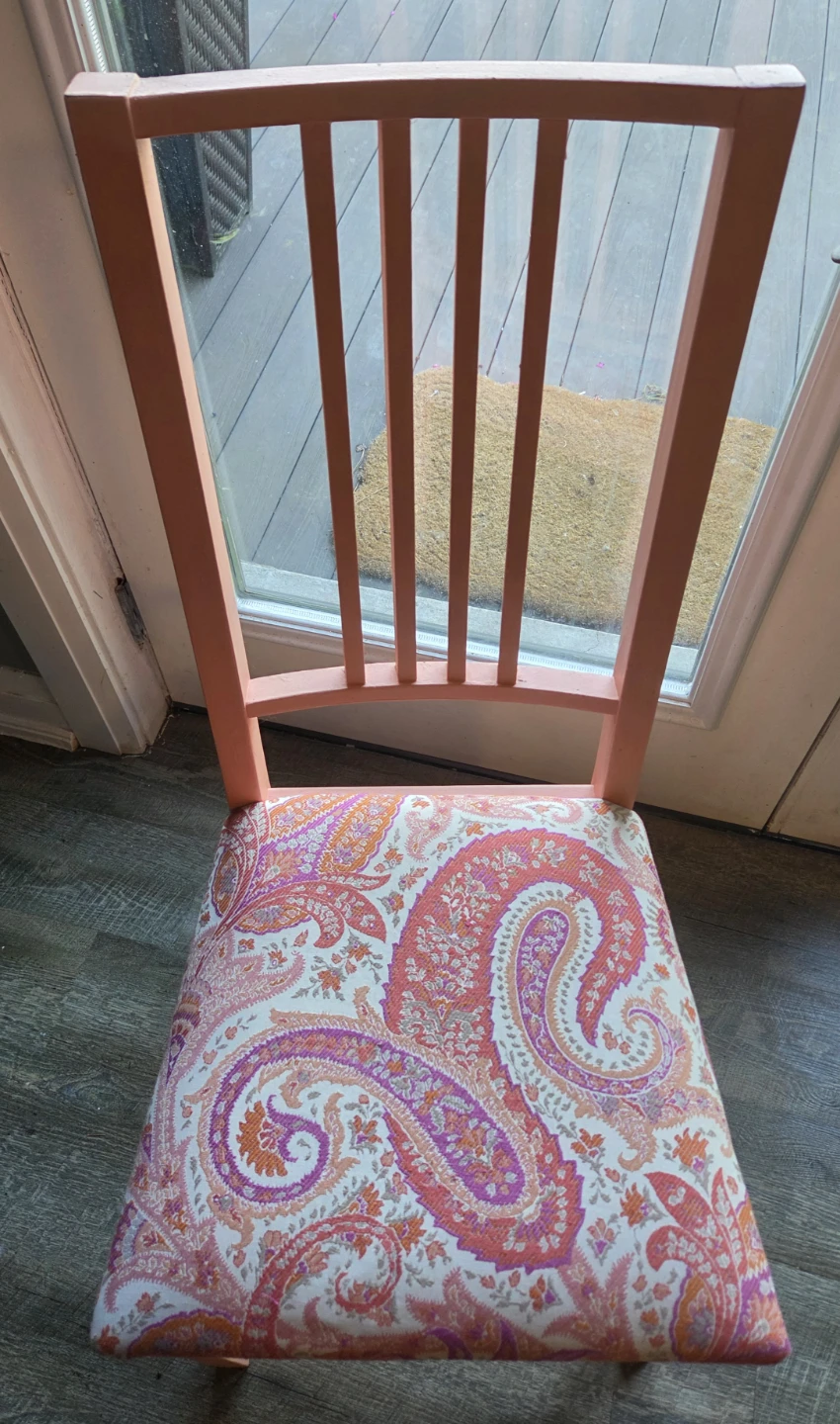 Bright Solid Wood Upholstered Dining Chairs - photo 2