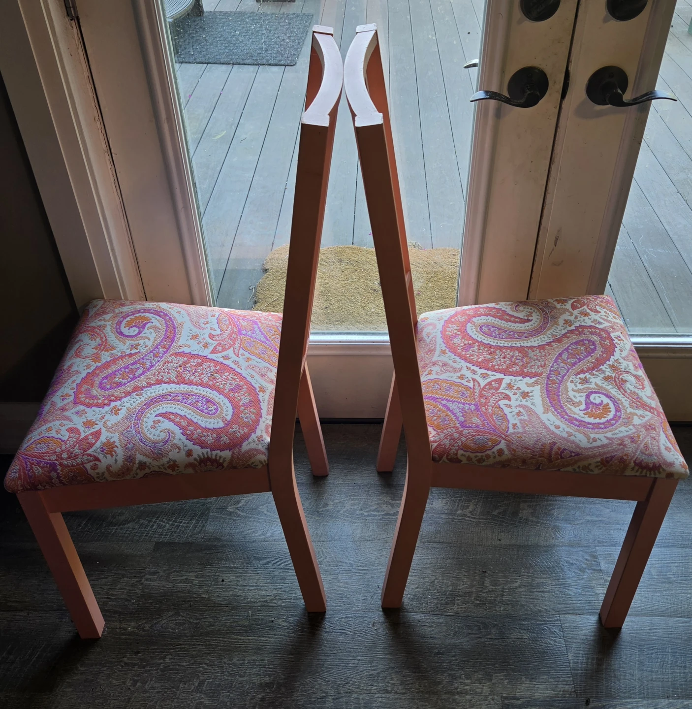 Bright Solid Wood Upholstered Dining Chairs - photo 3