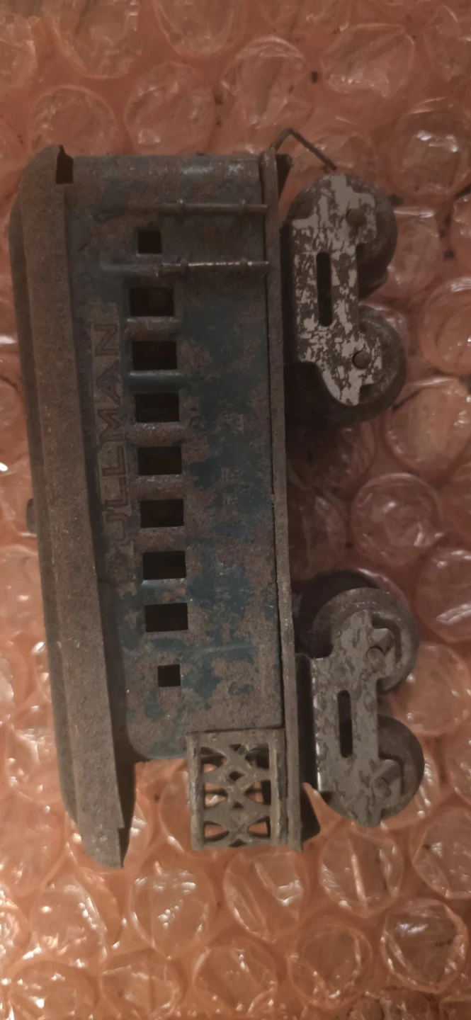 Vintage Tin Pullman Passenger Car Toy Train