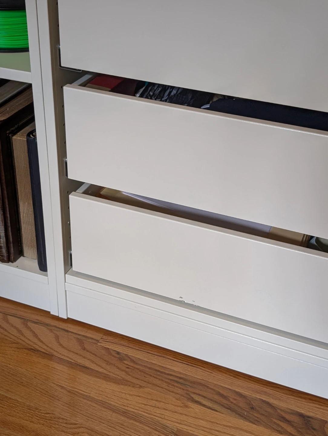 White IKEA PAX Bookshelf with Drawers - photo 5