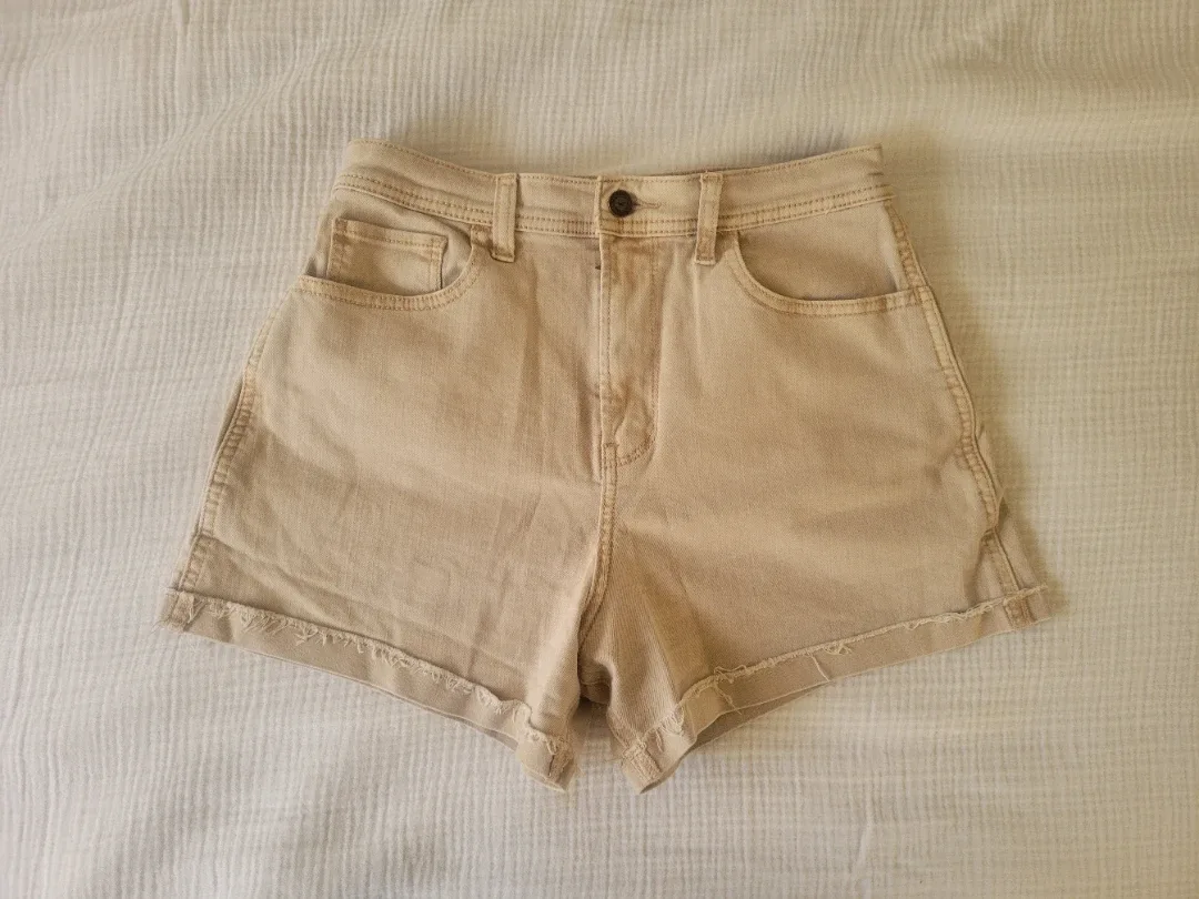 Hollister Beige Jean Shorts