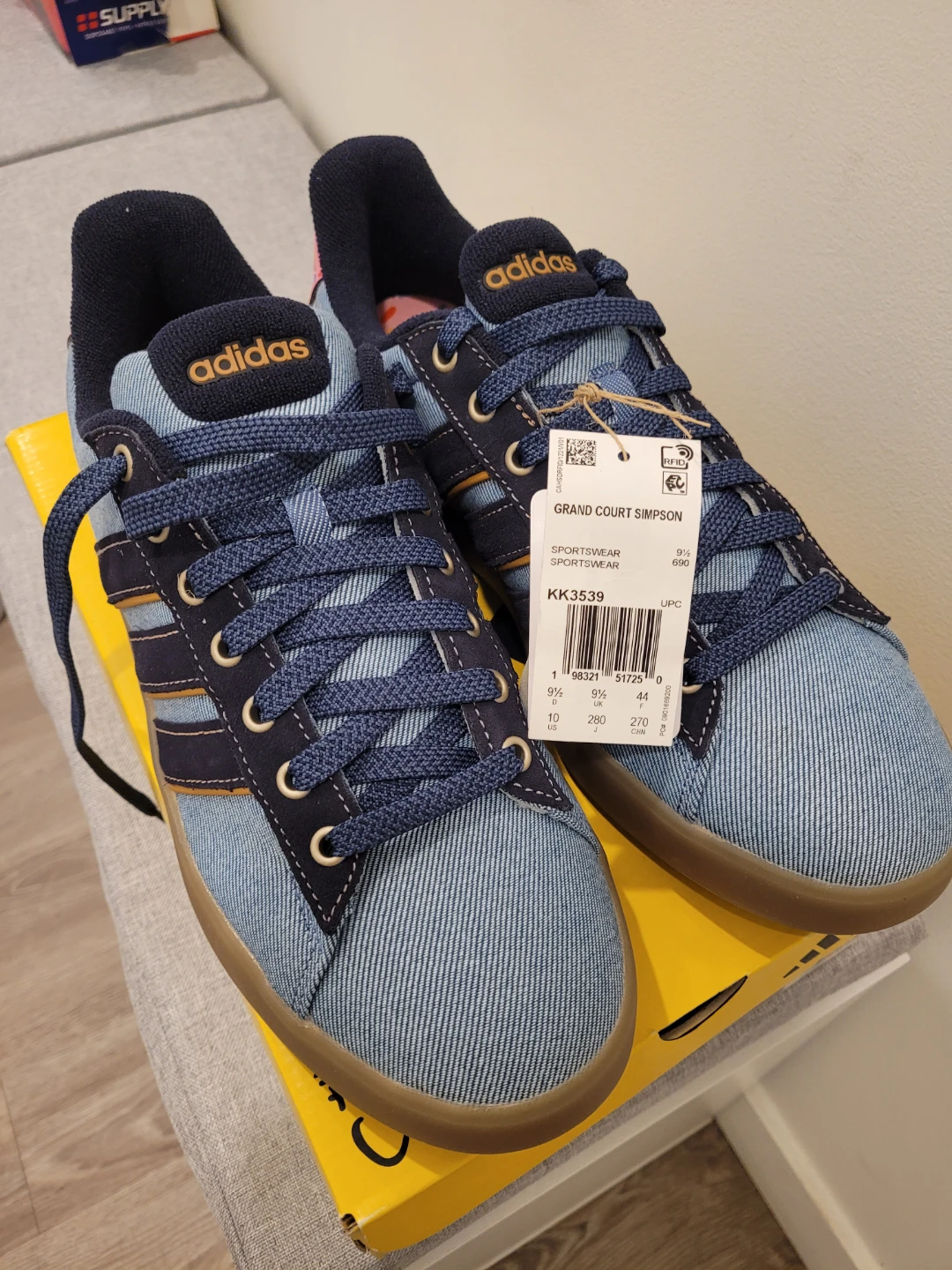 Adidas Grand Court Simpson's Homer Simpson Shoes - photo 3