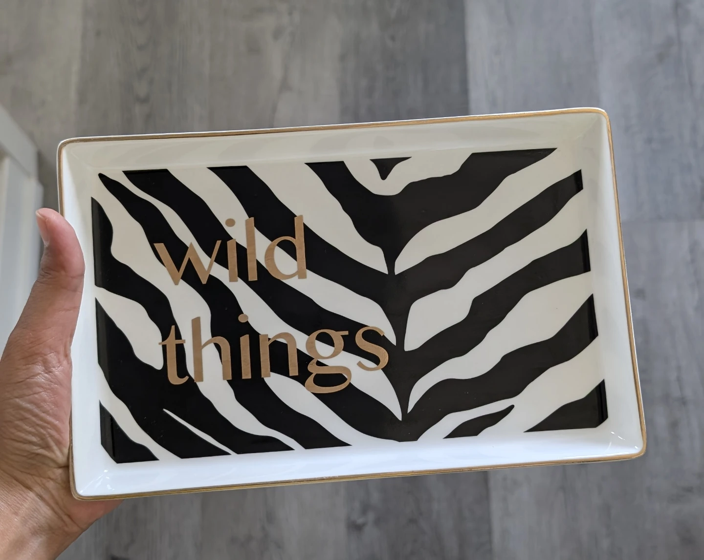 Indigo "Wild Things" Ceramic Tray