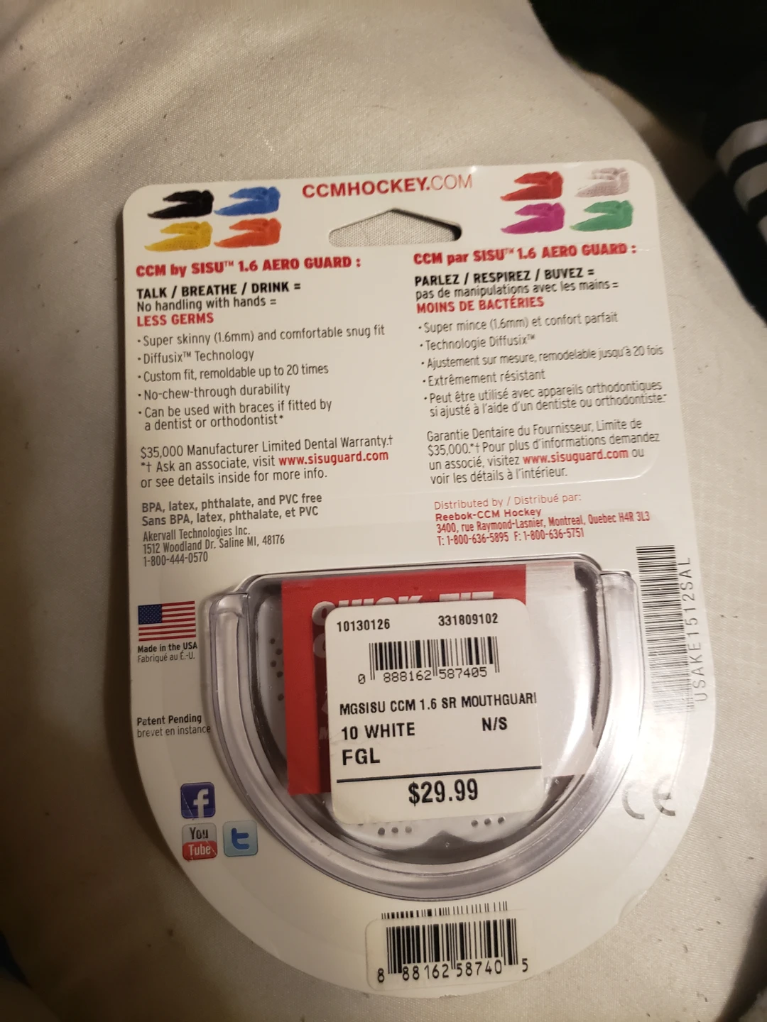 CCM SISU 1.6 Aero Guard Mouthguard - photo 2