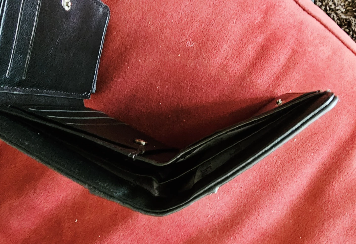 Mens Baellerry Black Anchor Bifold Wallet - photo 3