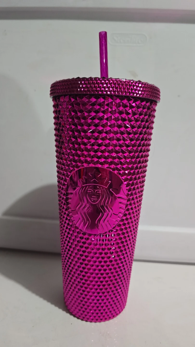 Starbucks Pink Studded Tumbler 24 oz