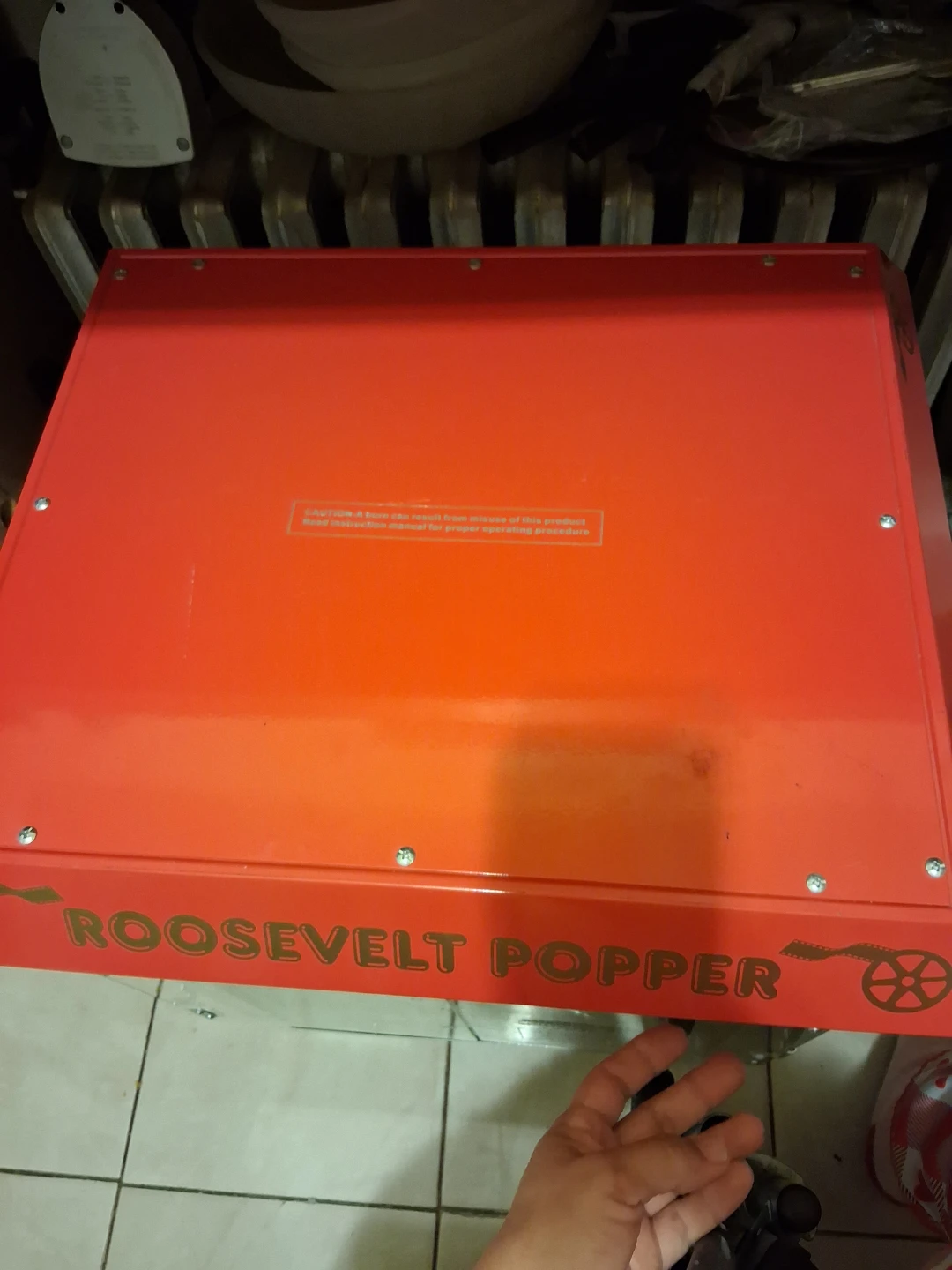 Roosevelt Popper Popcorn Machine - photo 3