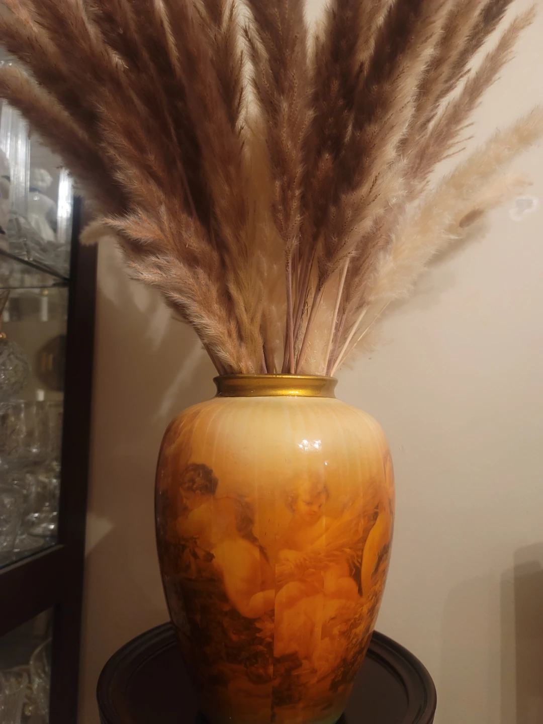 Vase with Dried Flowers
