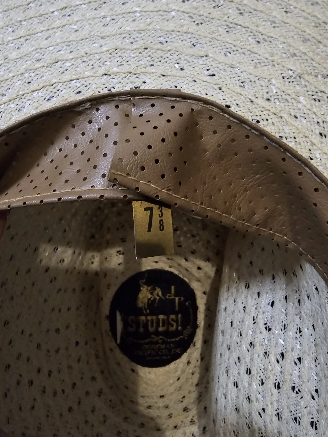 Studs! Cowboy Hat Size 7 3/8 - photo 4