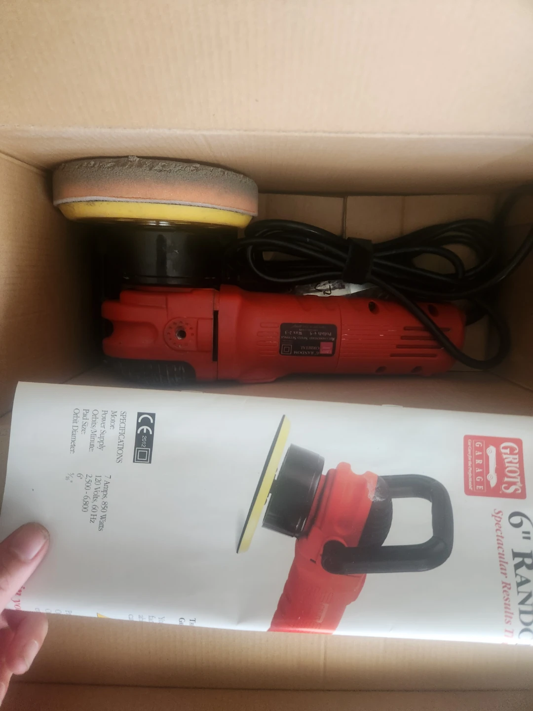 Griot's Garage 6" Random Orbital Polisher - photo 2