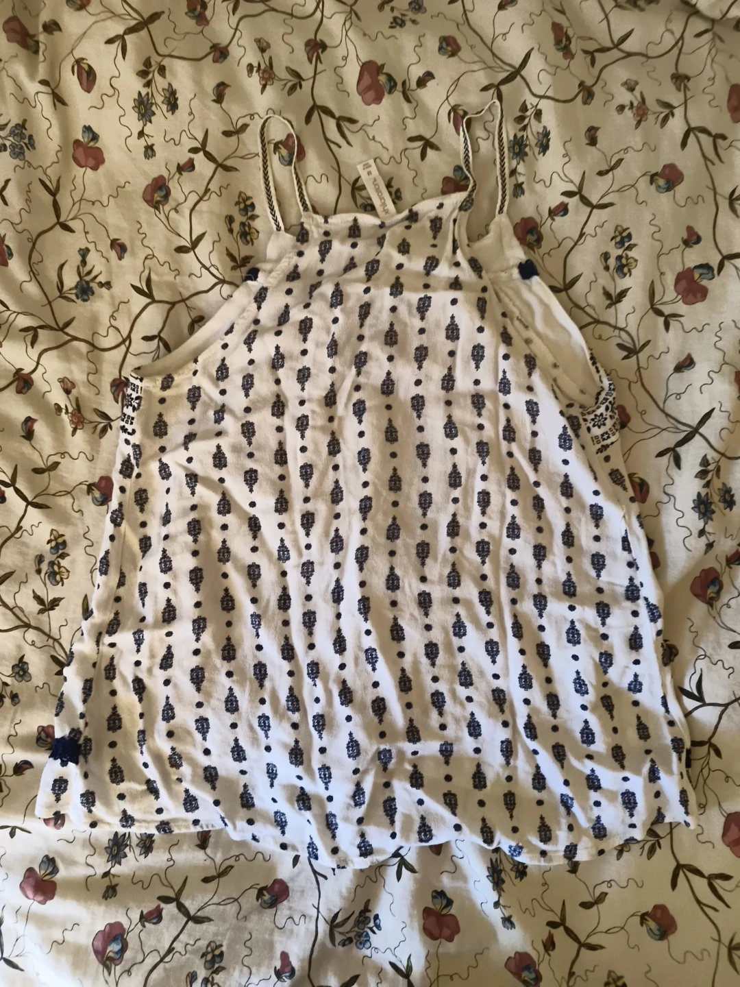White Blue summer Tank Top Size M - photo 2