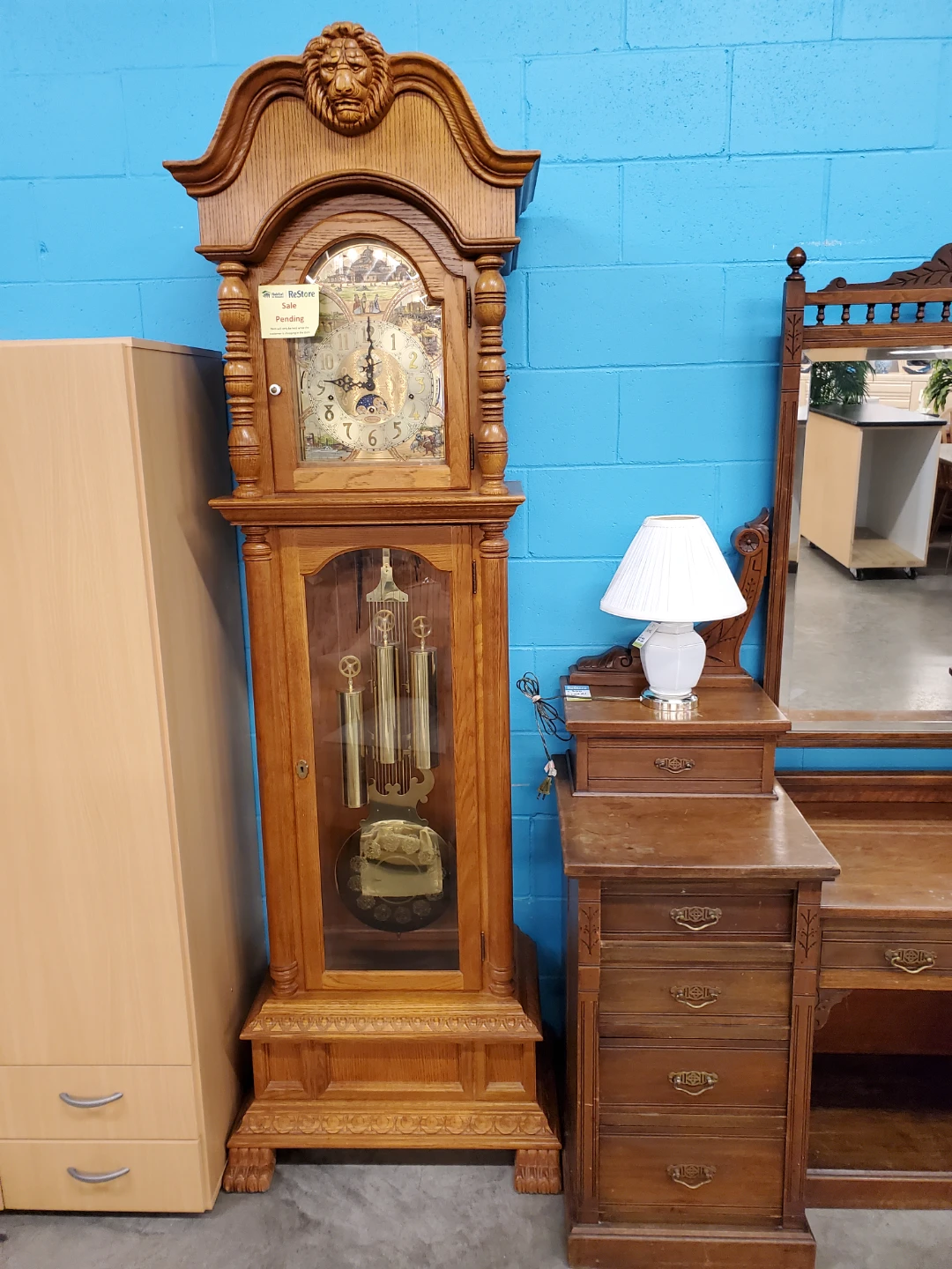 Oak Grandfather Clock - photo 2