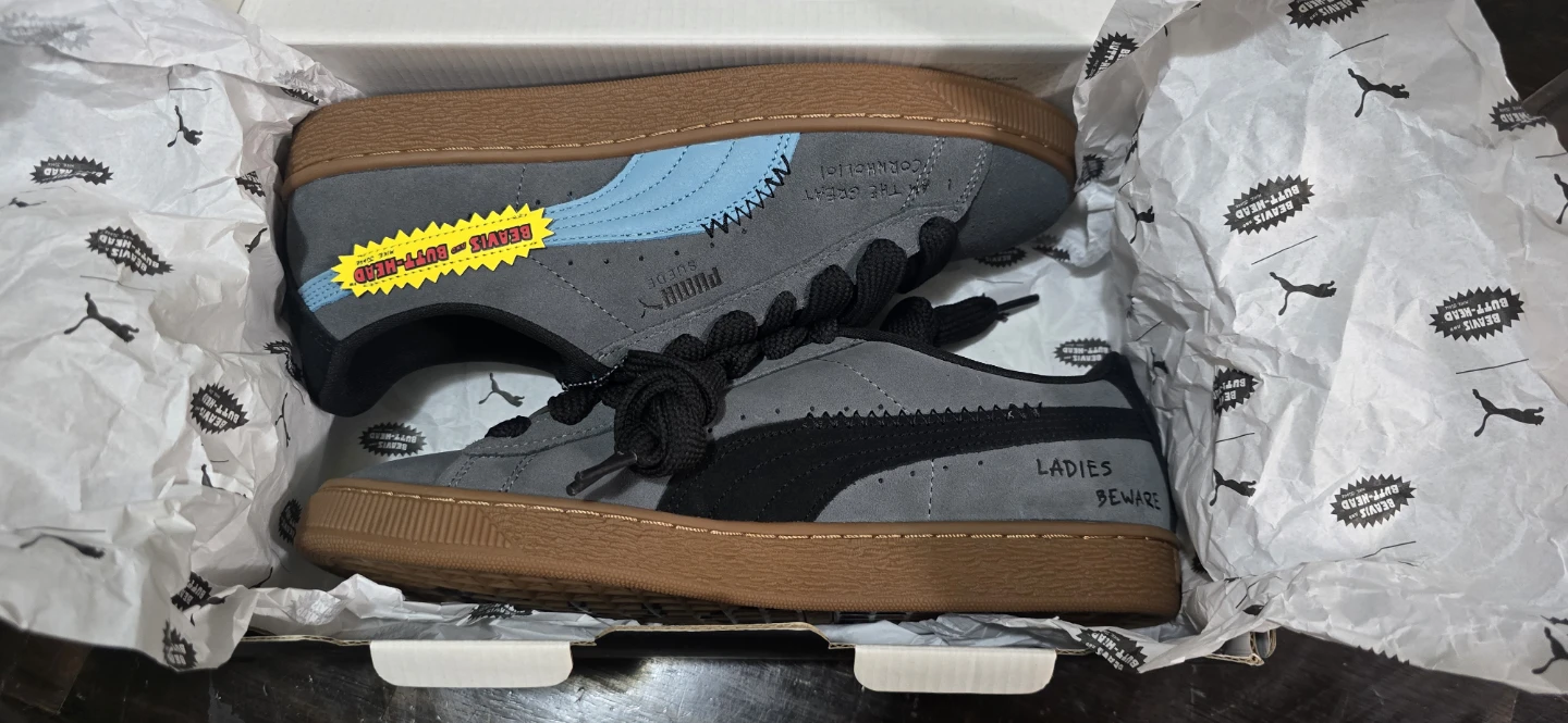 Puma Beavis and Butt-Head Suede Sneakers
