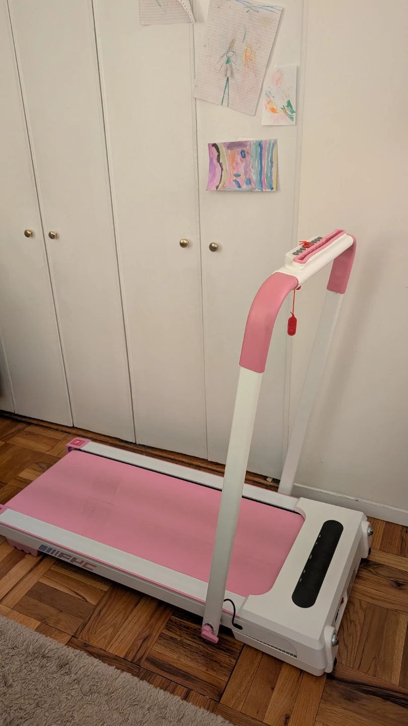 FYC Pink Folding Treadmill with Remote - photo 2