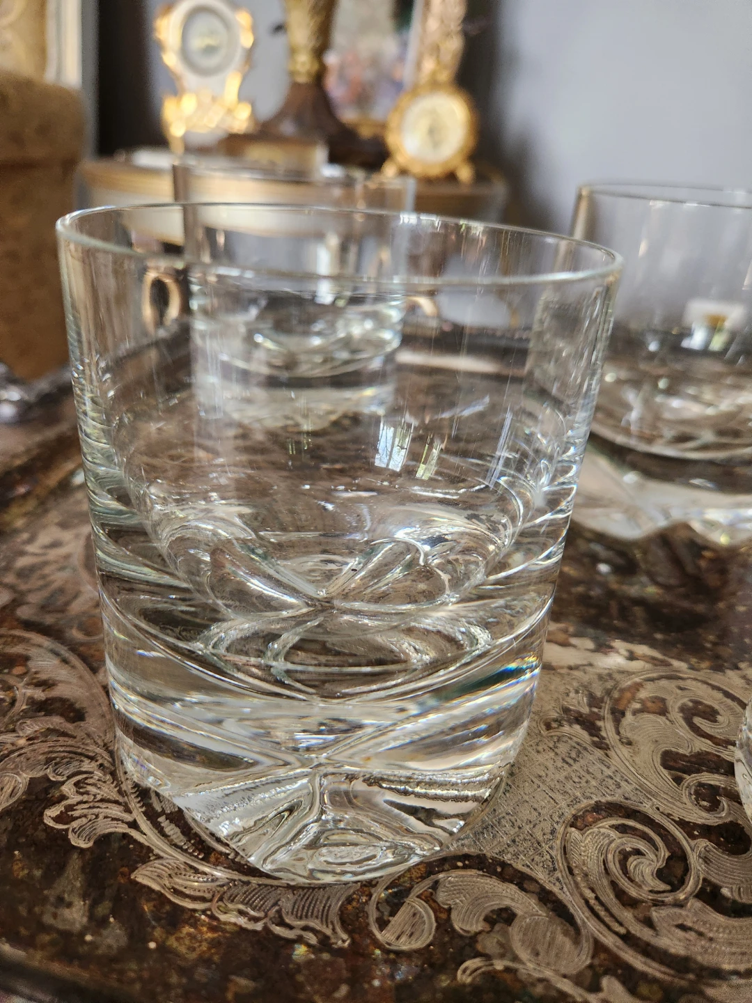 Set of 6 Clear Glass Tumblers - photo 4