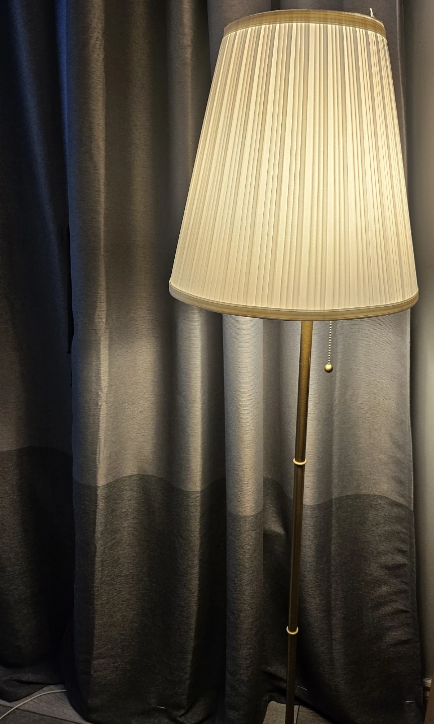 Ikea Vintage Pleated Floor Lamp