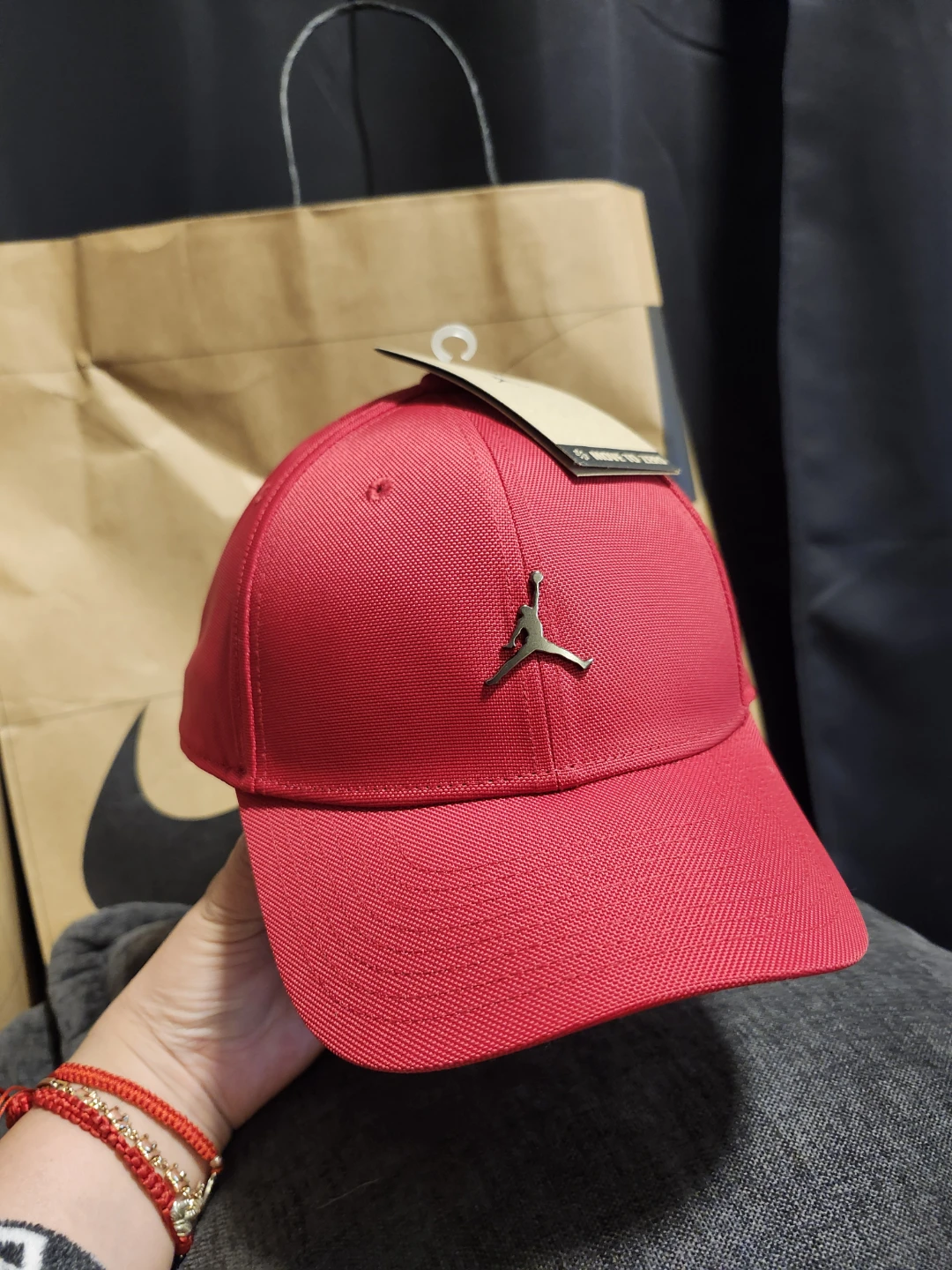 Jordan Jumpman Red Unisex L/XL Baseball Cap