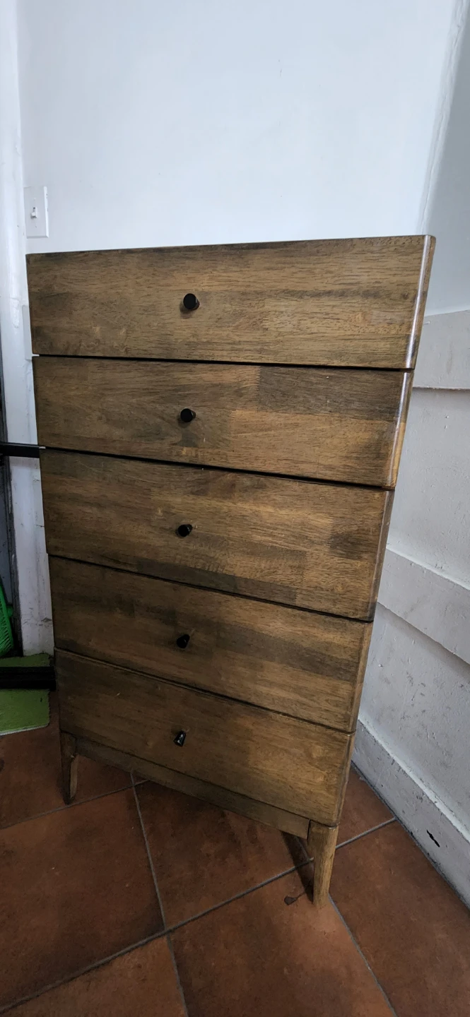 Wooden Dresser with 5 Drawers - photo 3