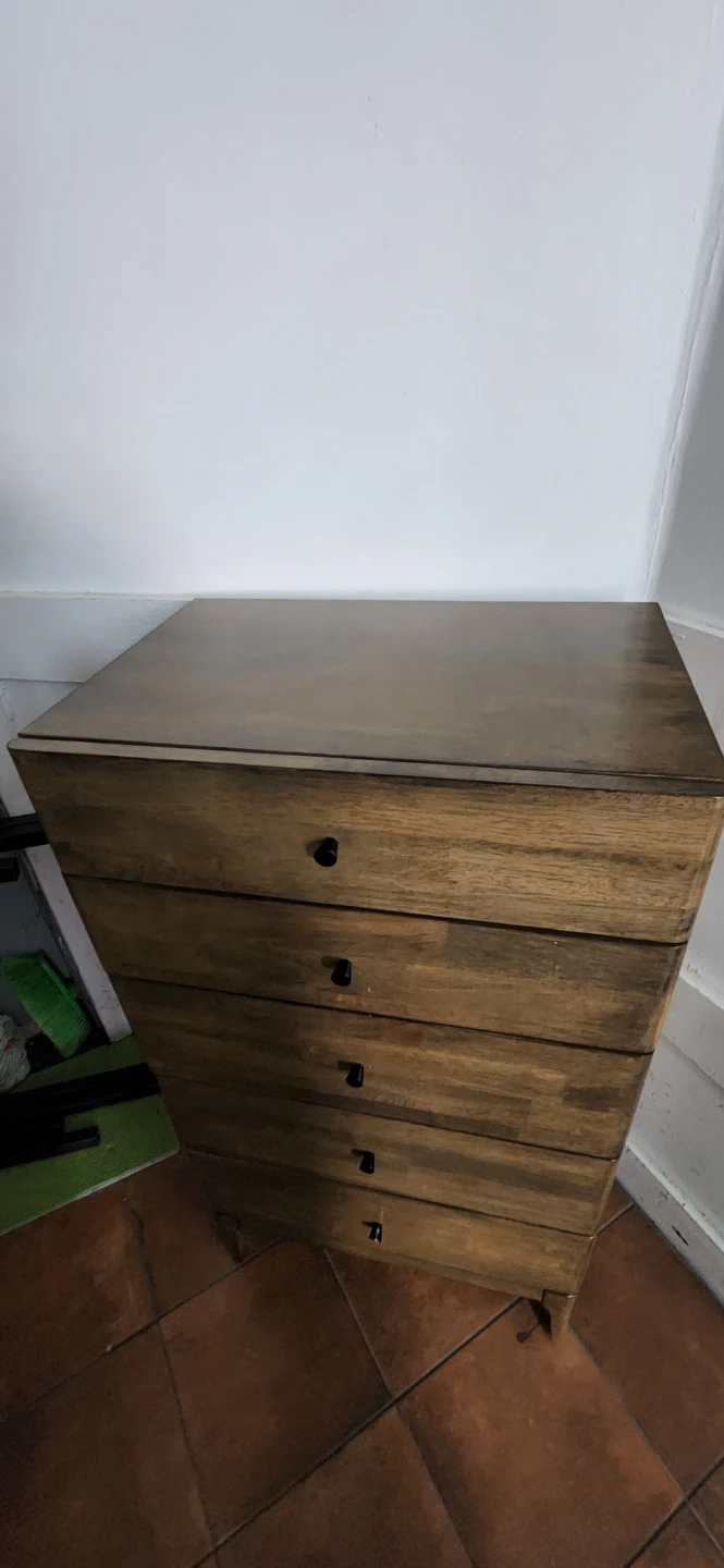 Wooden Dresser with 5 Drawers - photo 4