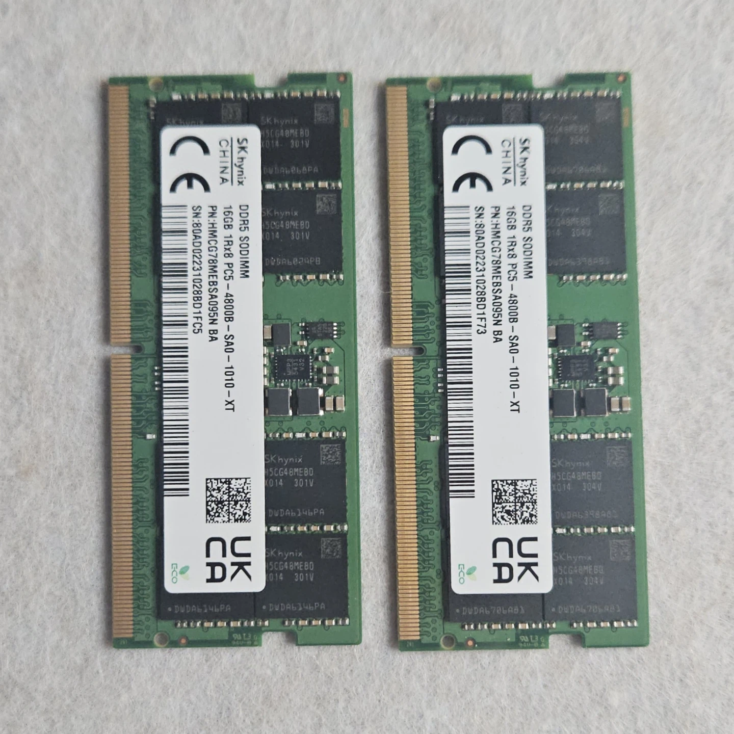 SK hynix 16GB DDR5 SODIMM RAM (2x) [32GB TOTAL] - photo 3