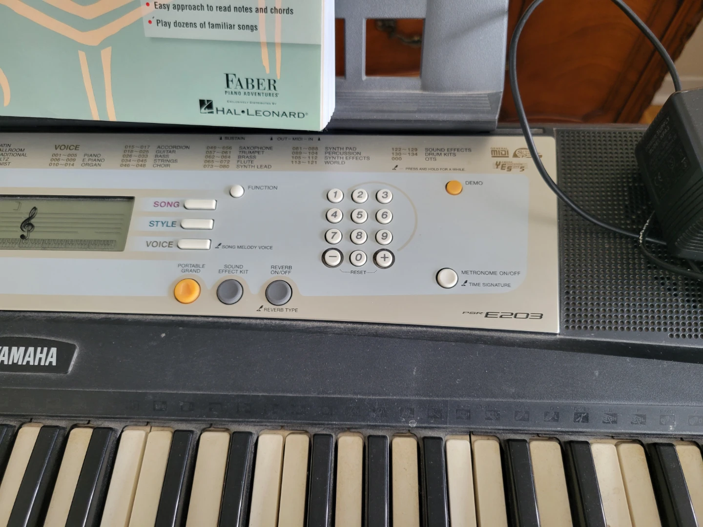 Yamaha PSR-E203 Portable Electronic Keyboard - photo 3